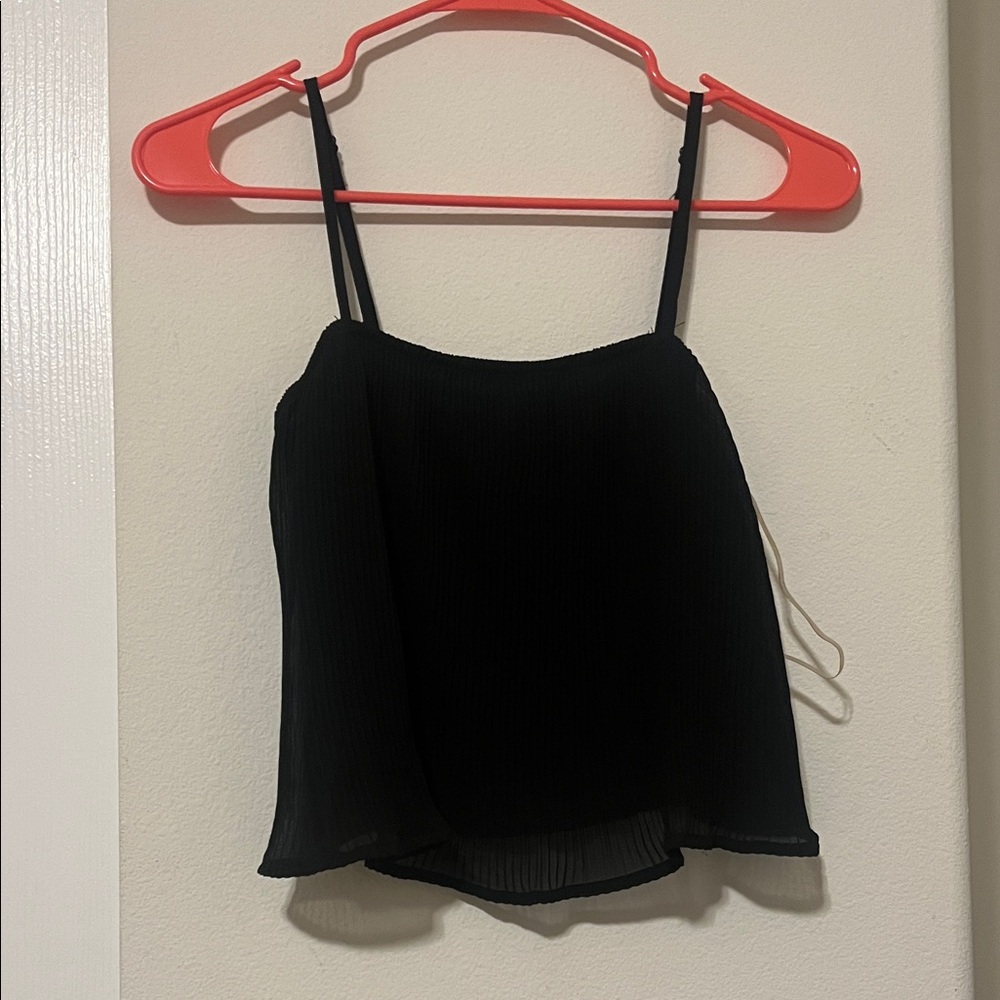 La Hearts Black Camisole Top